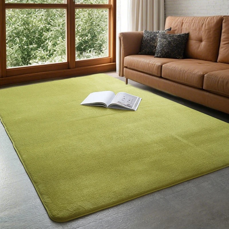 Grey Rugs Living Room Carpet Nonslip Bedside Coral Velet Rugs Large Soft Floor Rug Children Game Mat Rectangular Home Decoration