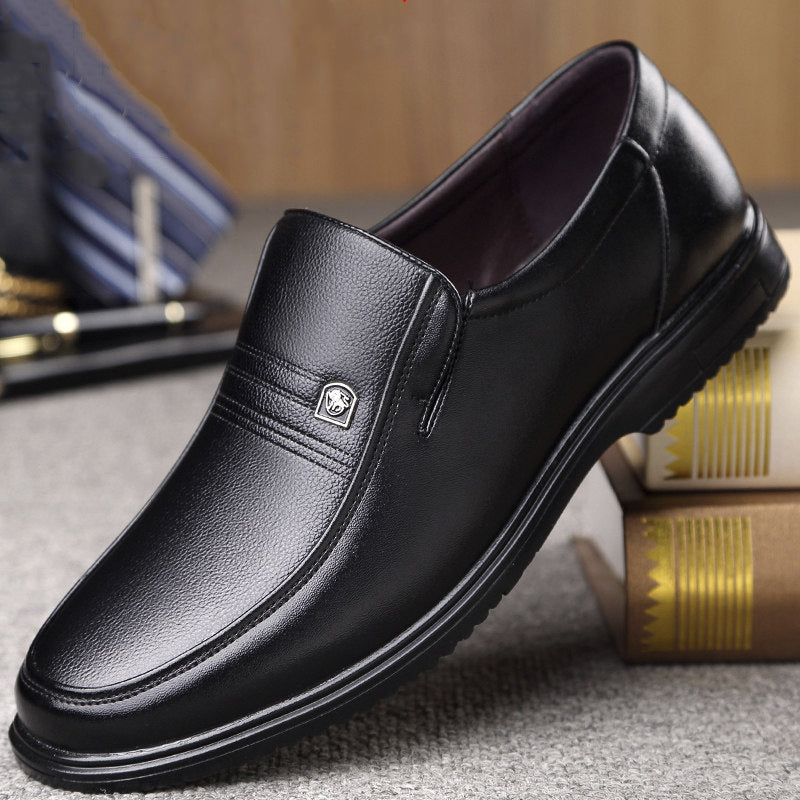2025 Men's Luxury Leather Loafers – Formal Slip-On Dress Shoes