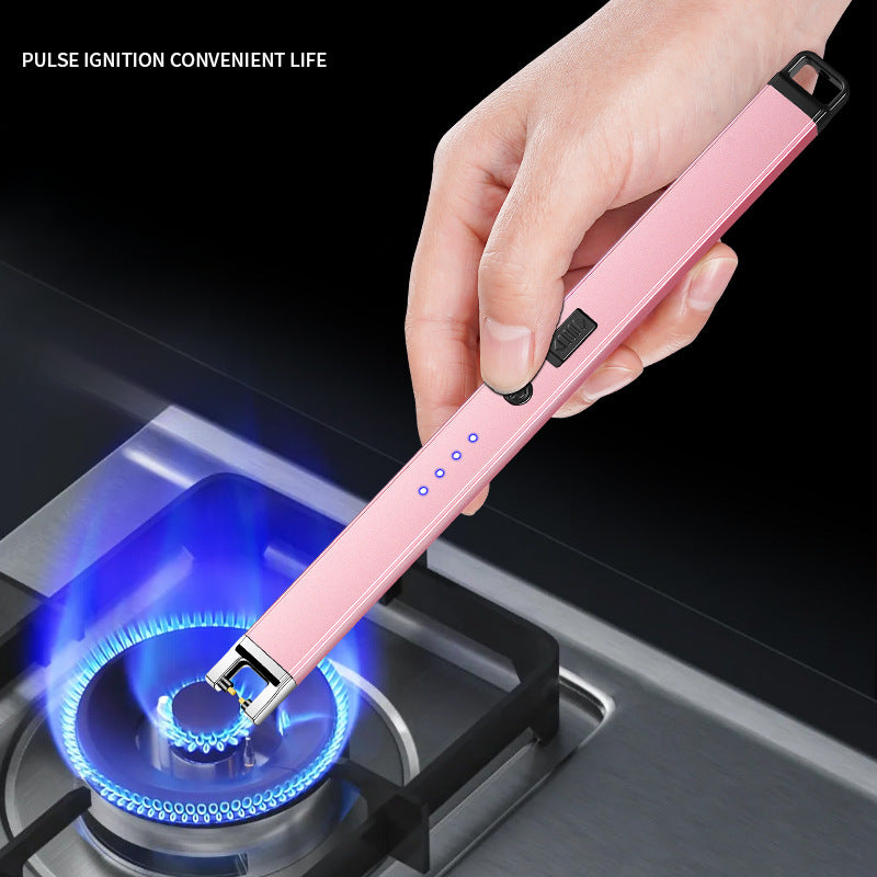 USB Rechargeable Electric Arc Lighter ā Windproof Flameless Plasma Candle Lighter for Kitchen, Outdoor & BBQ