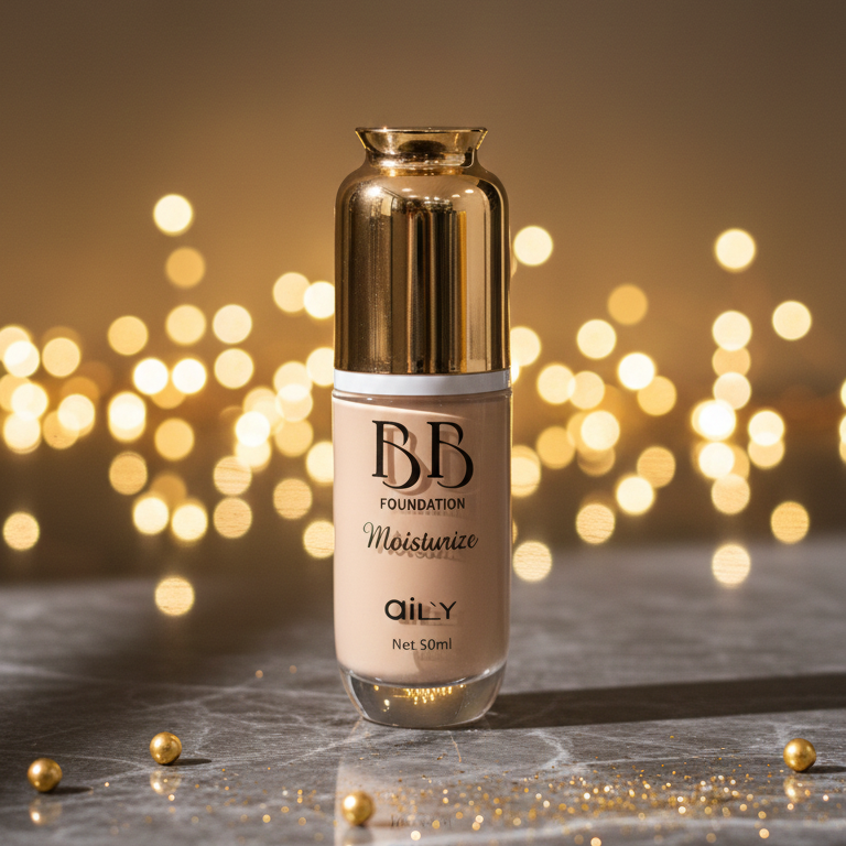 Aily BB Foundation – Moisturising Liquid Foundation | 50ml | Smooth, Natural & Hydrating Coverage