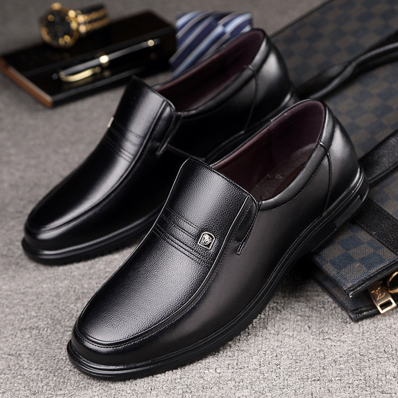 2025 Men's Luxury Leather Loafers – Formal Slip-On Dress Shoes