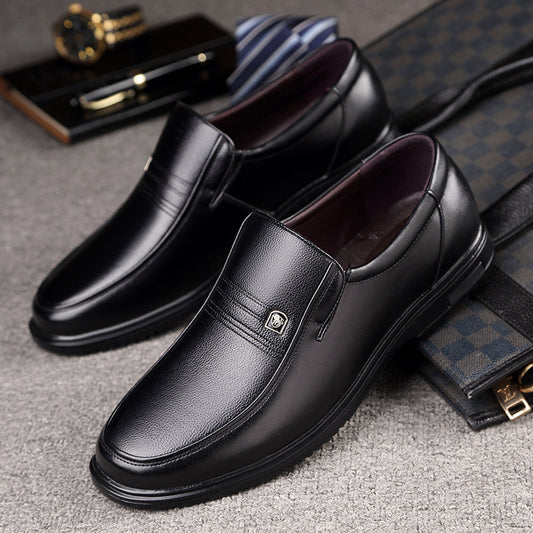 2025 Men's Luxury Leather Loafers – Formal Slip-On Dress Shoes