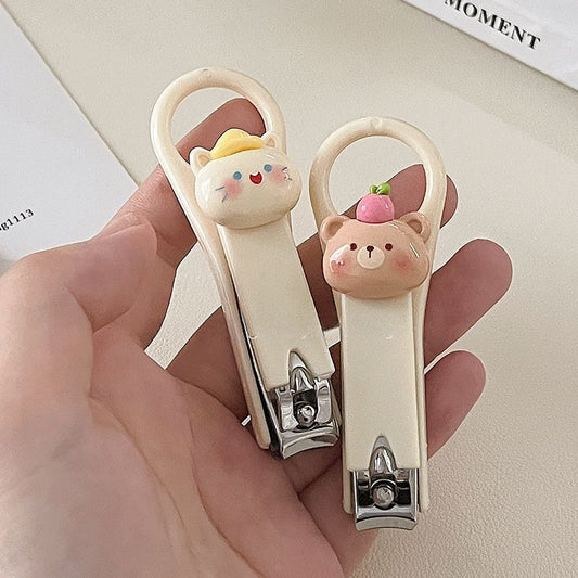 Cute Cartoon Animal Nail Clippers for Kids – Safe Baby Nail Trimmer & Beauty Care Tool
