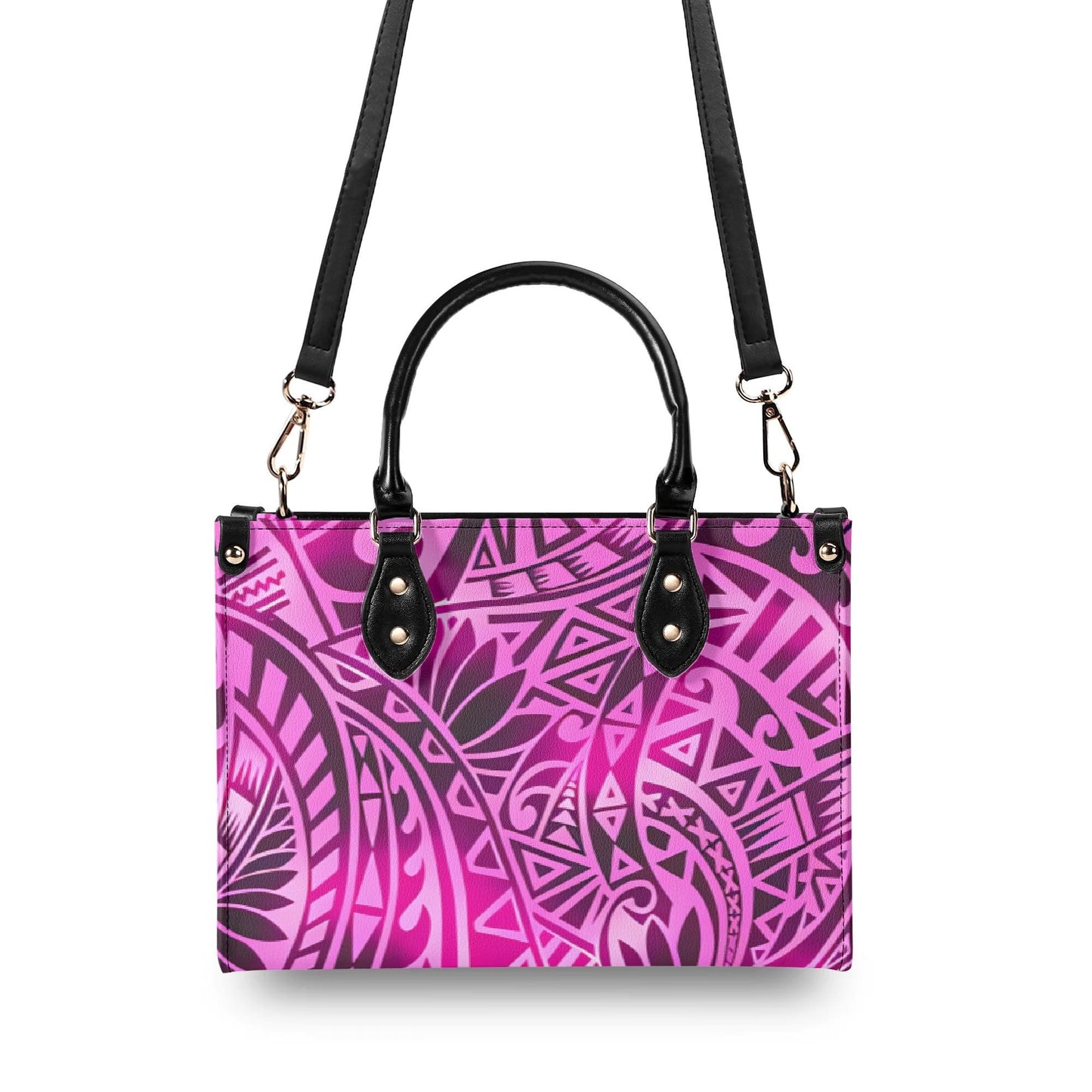 Hawaiian Floral PU Tote Bag – Large Capacity Shoulder & Crossbody