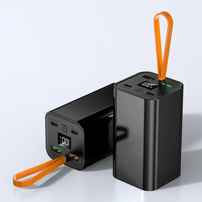 200000mAh Large Capacity Power Bank – 65W Fast Charging for Phone & Laptop