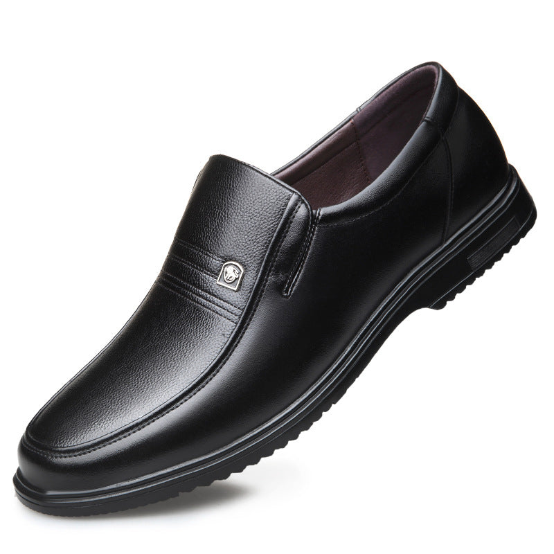 2025 Men's Luxury Leather Loafers – Formal Slip-On Dress Shoes