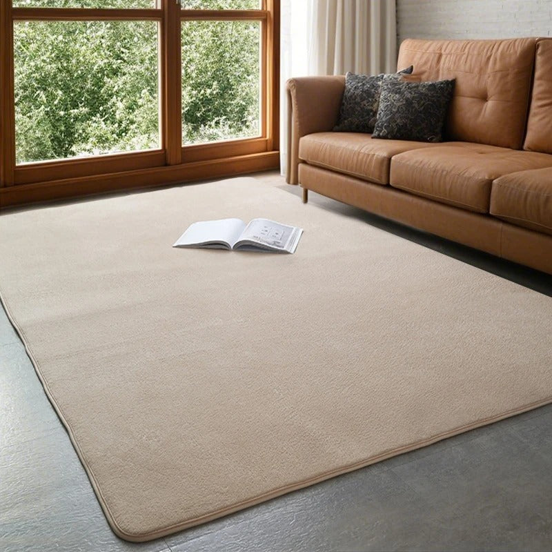 Grey Rugs Living Room Carpet Nonslip Bedside Coral Velet Rugs Large Soft Floor Rug Children Game Mat Rectangular Home Decoration
