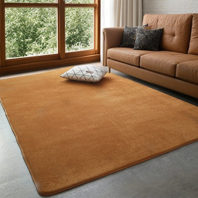 Grey Rugs Living Room Carpet Nonslip Bedside Coral Velet Rugs Large Soft Floor Rug Children Game Mat Rectangular Home Decoration