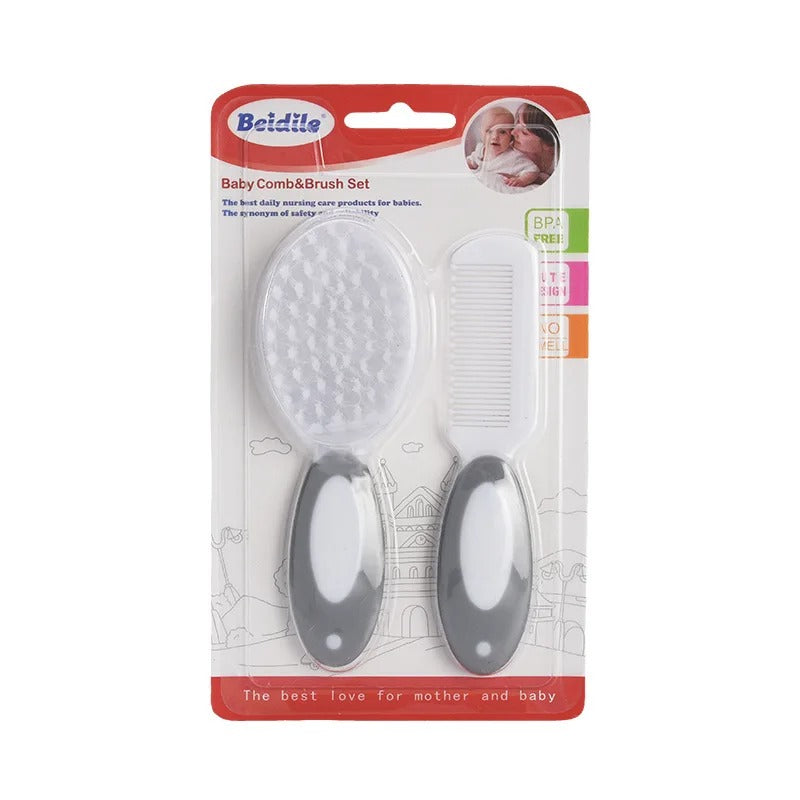 Baby Comb And Brush Care Set Soft PP Hair Comb for Infants Fetal Tinymus Cleaning Brush Baby Washing Tool
