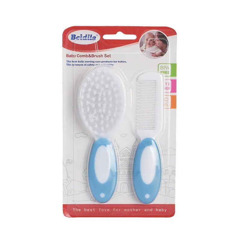 Baby Comb And Brush Care Set Soft PP Hair Comb for Infants Fetal Tinymus Cleaning Brush Baby Washing Tool
