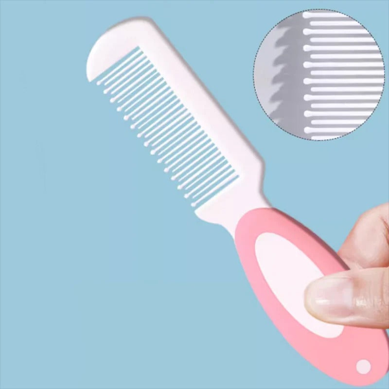 Baby Comb And Brush Care Set Soft PP Hair Comb for Infants Fetal Tinymus Cleaning Brush Baby Washing Tool