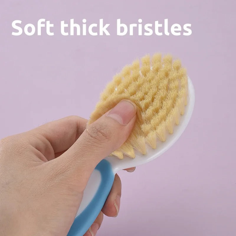 Baby Comb And Brush Care Set Soft PP Hair Comb for Infants Fetal Tinymus Cleaning Brush Baby Washing Tool