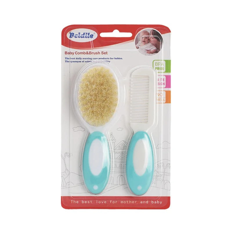 Baby Comb And Brush Care Set Soft PP Hair Comb for Infants Fetal Tinymus Cleaning Brush Baby Washing Tool