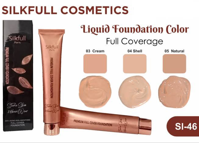 Silkfull Waterproof Makeup Foundation 15g – Long-Lasting & Full Coverage