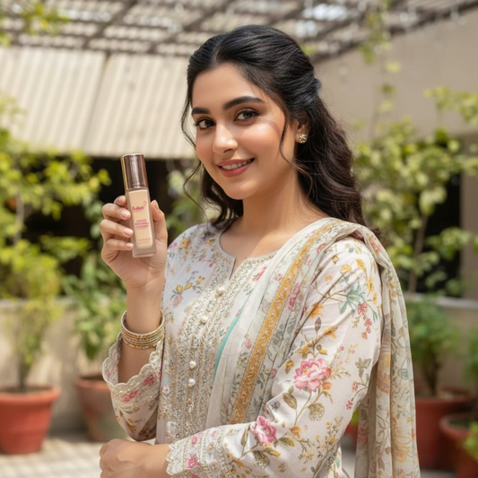 Kashee’s 24 Hrs High Coverage Foundation 20ml | Long Lasting Matte Finish | Lightweight Full Coverage Liquid Foundation For Flawless Skin (Shade 3)