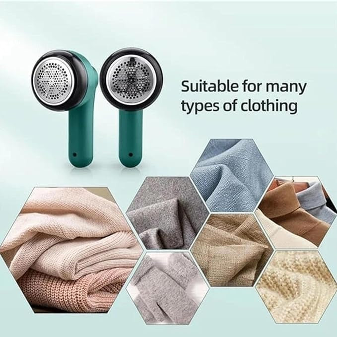 Rechargeable Electric Lint Remover – Fabric Shaver for Sweaters, Coats & Clothes (Anti-Pilling, Random Color)