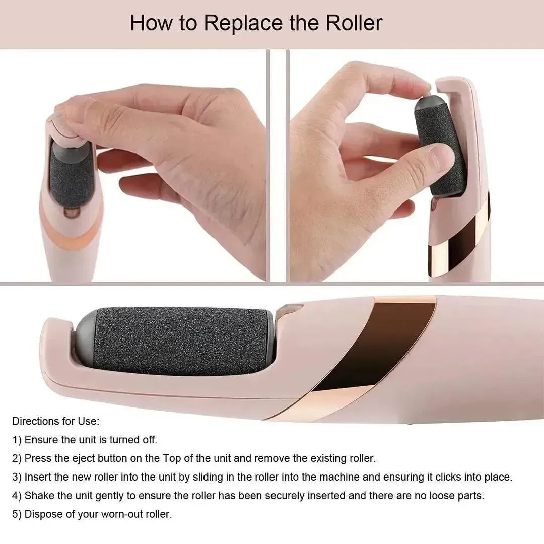 Rechargeable Electric Pedi Foot Filer – Easy Callus Remover for Soft, Smooth Feet at Home