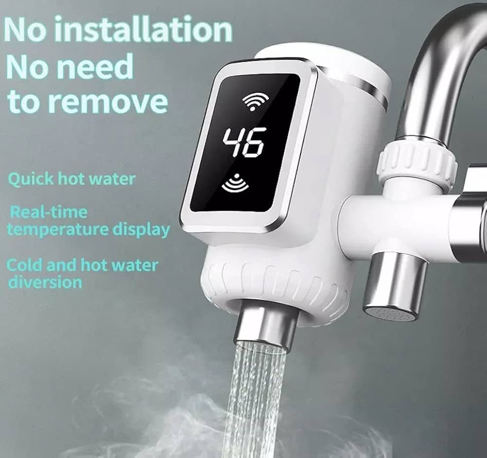 3000W Instant Water Heater Faucet – Fast Heating Tap with Easy Installation for Kitchen & Home Use