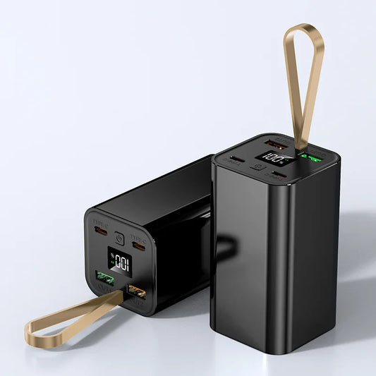 200000mAh Large Capacity Power Bank – 65W Fast Charging for Phone & Laptop