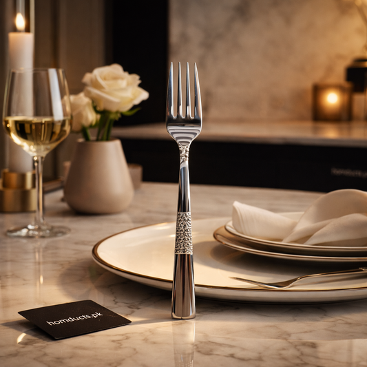 Elegant Luxury Stainless Steel Dining Fork – Premium Table Cutlery (1 Pc)