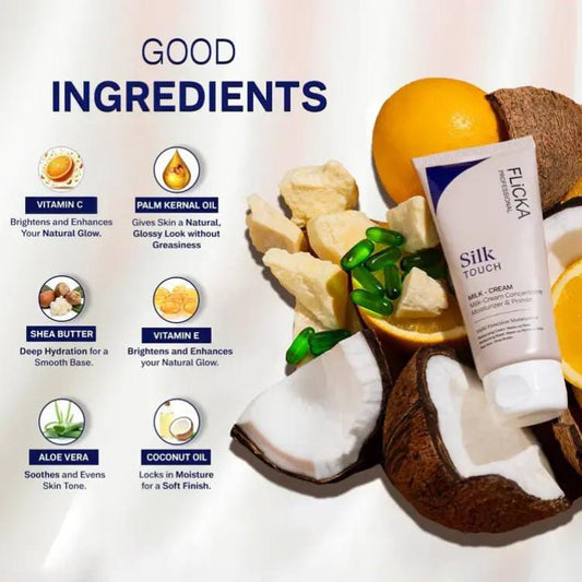 Flicka Silk Touch 3-in-1 Moisturizer & Primer for Face