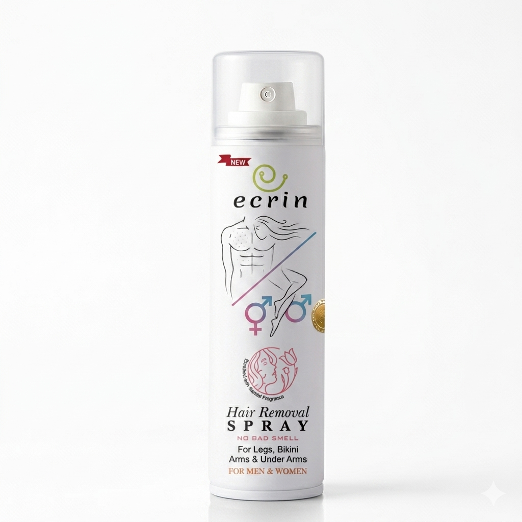 New Ecrin Hair Removal Foaming Spray – Advanced Formula with Refreshing Fragrance (200ml)